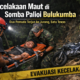 Evakuasi korban kecelakaan motor di Somba Palioi Bulukumba setelah terjatuh ke jurang