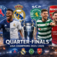 Empat tim lolos perempat final Liga Champions 2025/2026: PSG, Real Madrid, Sporting Lisbon, dan Arsenal dengan trofi Liga Champions