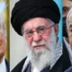 Ayatollah Ali Khamenei bersama Presiden Amerika Serikat Donald Trump dan Perdana Menteri Israel Benjamin Netanyahu terkait operasi kematian Khamenei