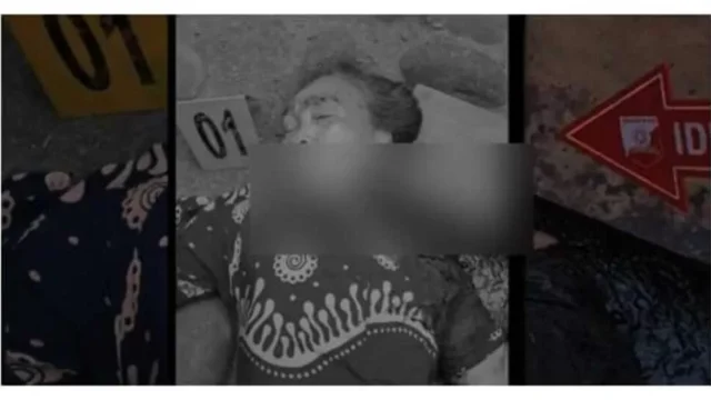 Petugas melakukan olah TKP di lokasi penemuan perempuan bernama Sari Bunga di Kampung Gusung Kelurahan Lamalaka Kabupaten Bantaeng