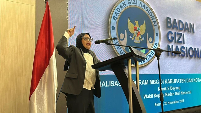 Program Makan Bergizi Gratis (MBG) yang dikelola Satuan Pelayanan Pemenuhan Gizi di bawah pengawasan Badan Gizi Nasional